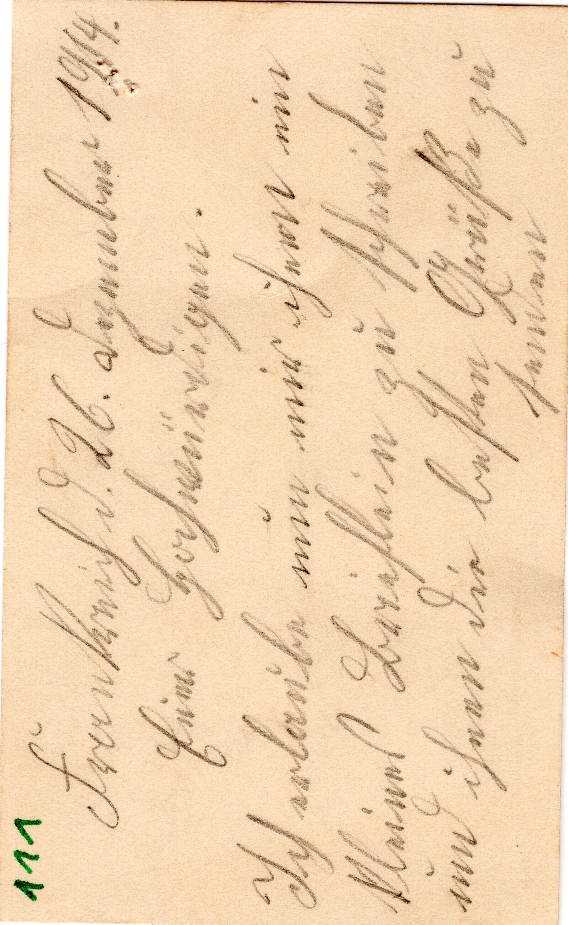 Scan der Schriftstück- Vorderseite © Katholische Pfarrkirchenstiftung St. Stephanus Otting