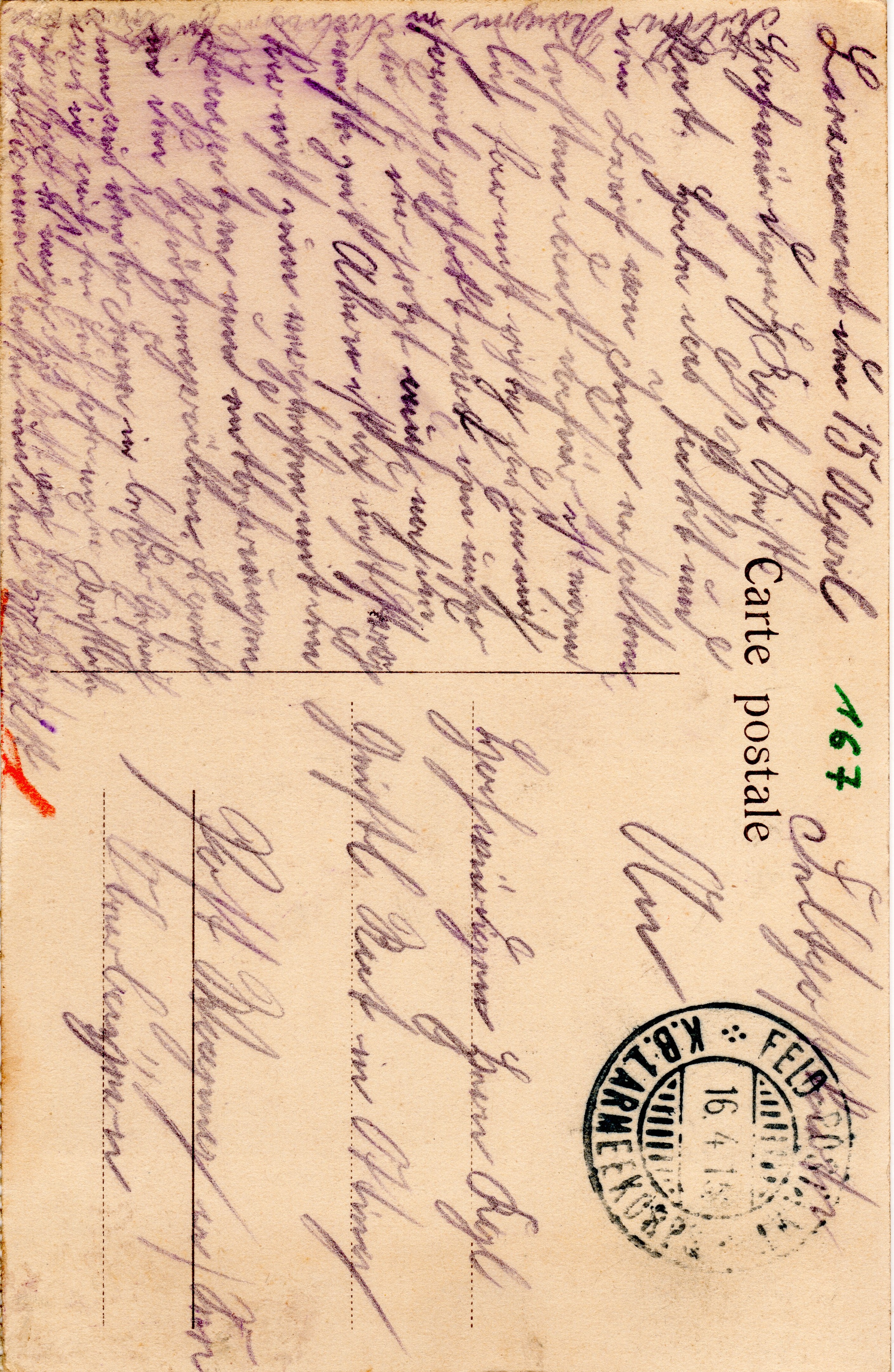 Scan der Schriftstück- Vorderseite © Katholische Pfarrkirchenstiftung St. Stephanus Otting