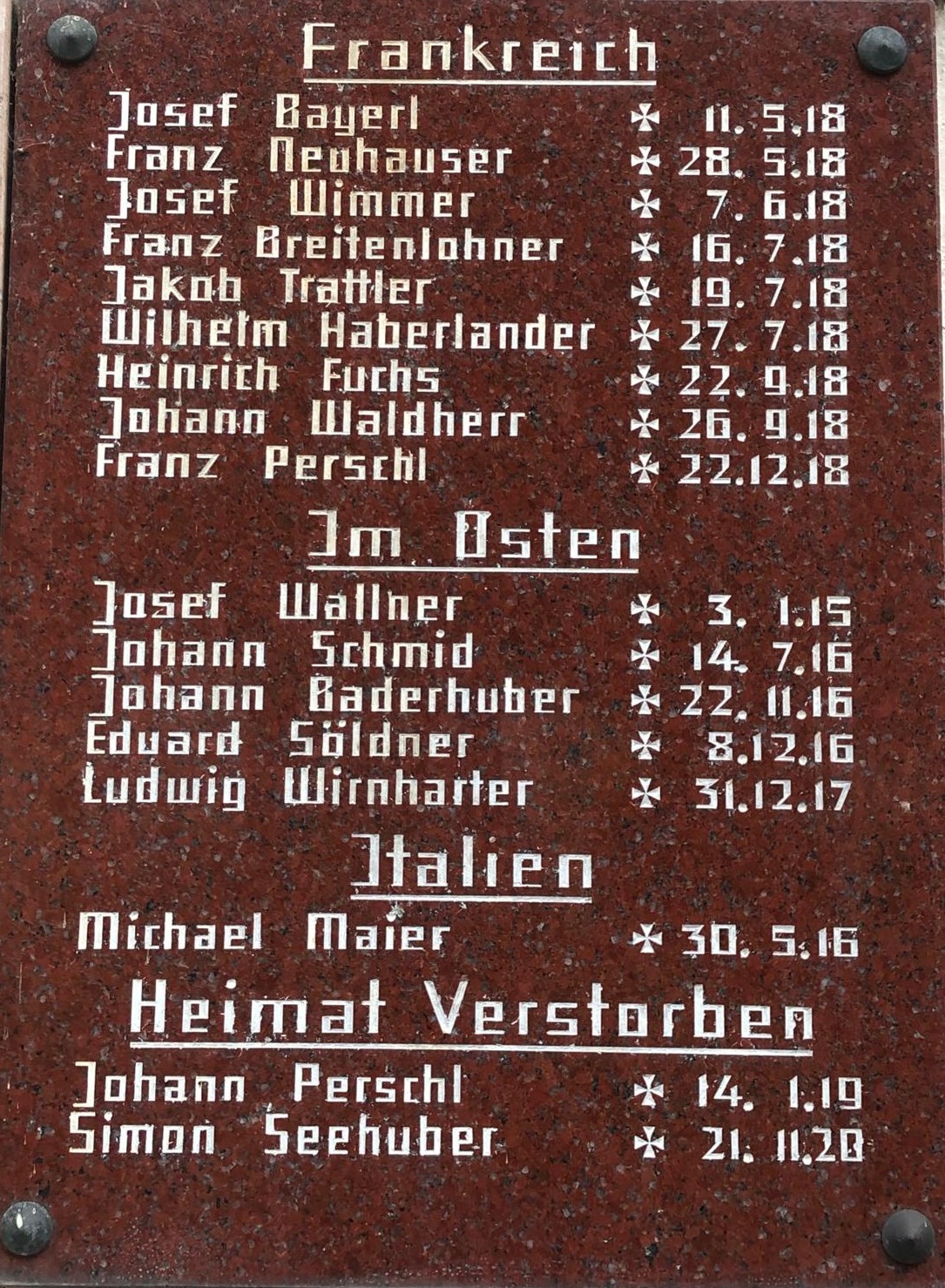 Rechte Tafel