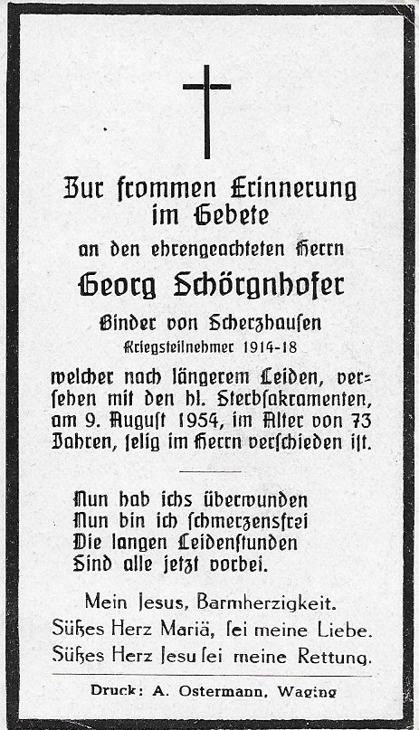 Noch kein Sterbebild vorhanden