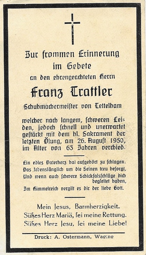 Noch kein Sterbebild vorhanden