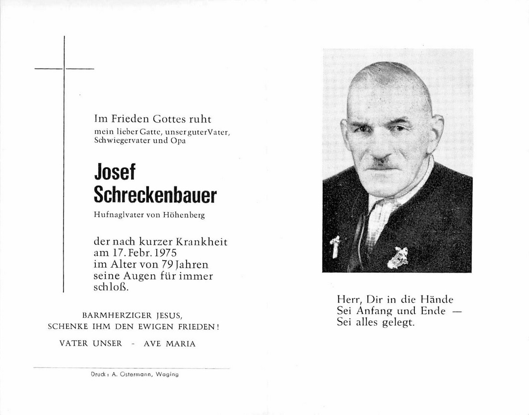 Noch kein Sterbebild vorhanden