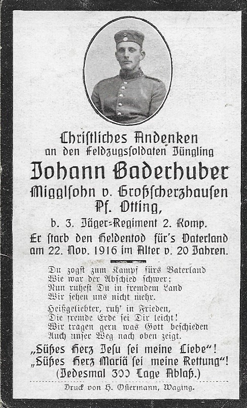 Noch kein Sterbebild vorhanden