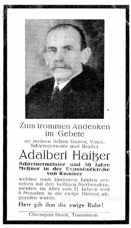 Noch kein Sterbebild vorhanden